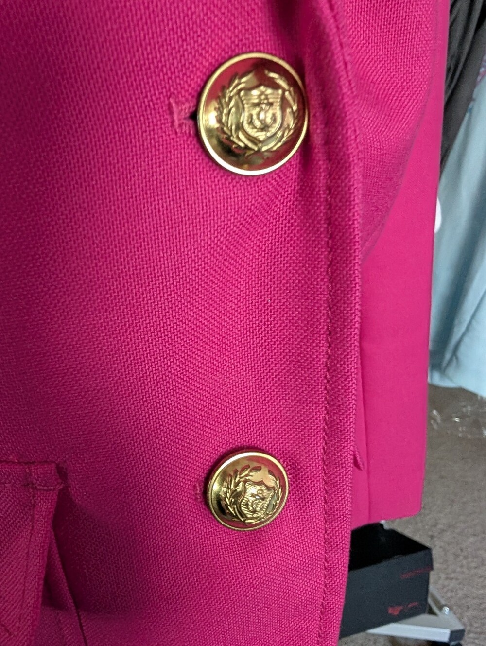 J. Crew Women's Magenta Tailored Blazer Rhodes SEE DESCRIPTION - Picture 3 of 8